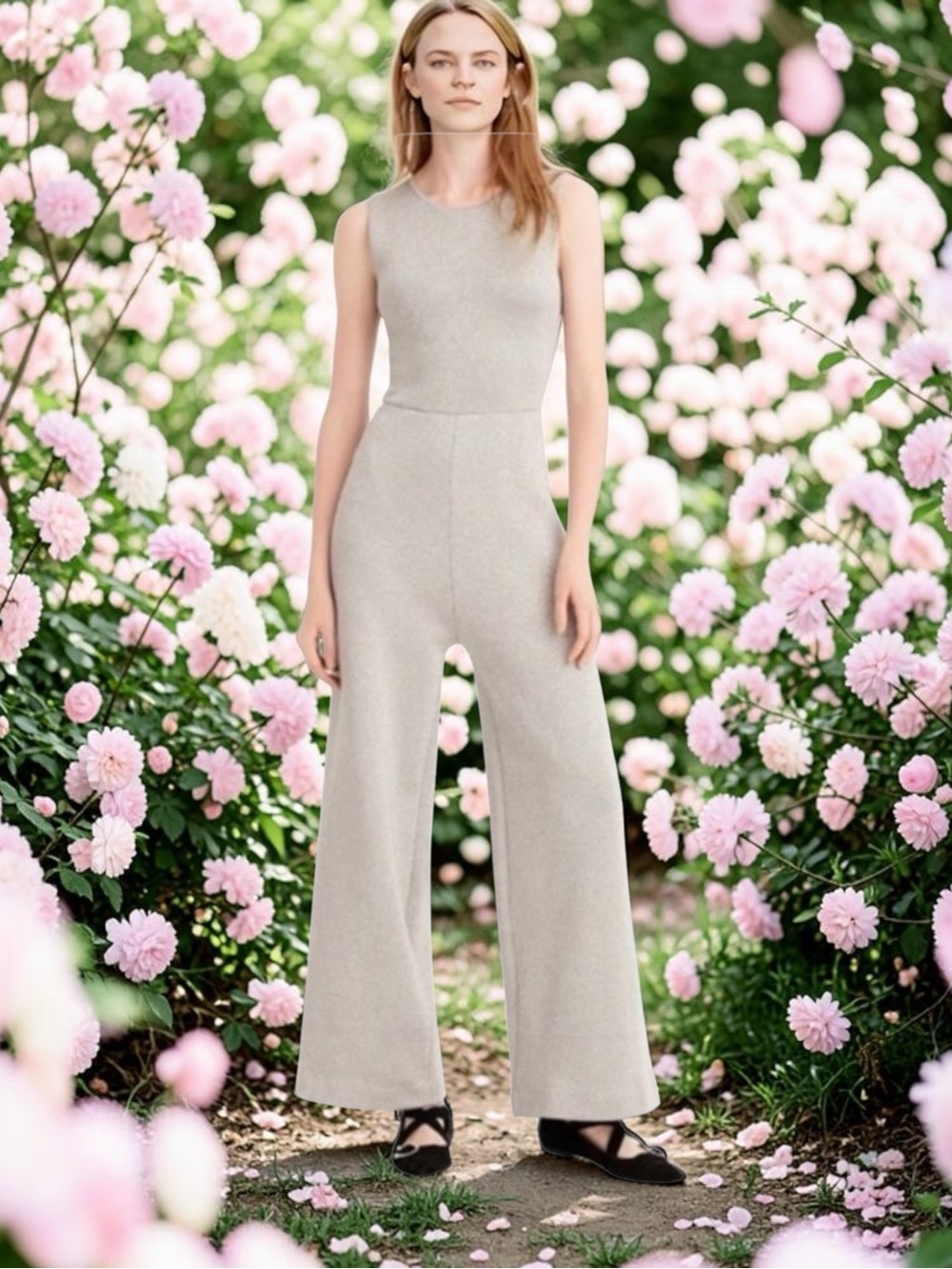 J. Crew Silver Metallic Sleeveless Lurex Jumpsuit with Velvet Tie - NWT
